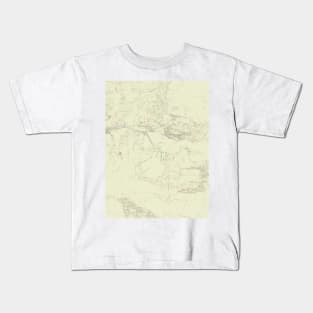 Classic digital abstract of cream and grey marble. Kids T-Shirt